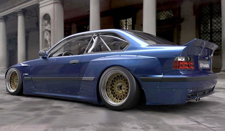 This Tuned Widebody E36 BMW M3 Looks Crazier Than A GTR