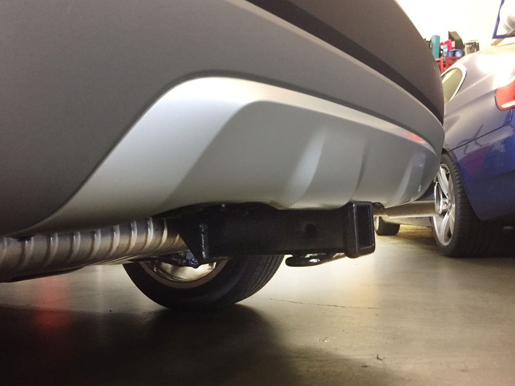 F48 BMW X1 Trailer Hitch Installed IKONIC Auto Garage The BMW